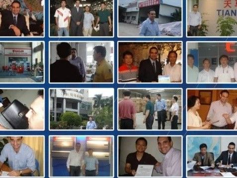 Registros de atuação empresarial na China.